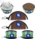 Pets First NCAA Kentucky Wildcats Collapsible Dog Travel Bowl Set, 2 Pack Food & Water Bowls for Dogs, Best Portable & Lightweight Leak-Proof Dog Bowls for Travel