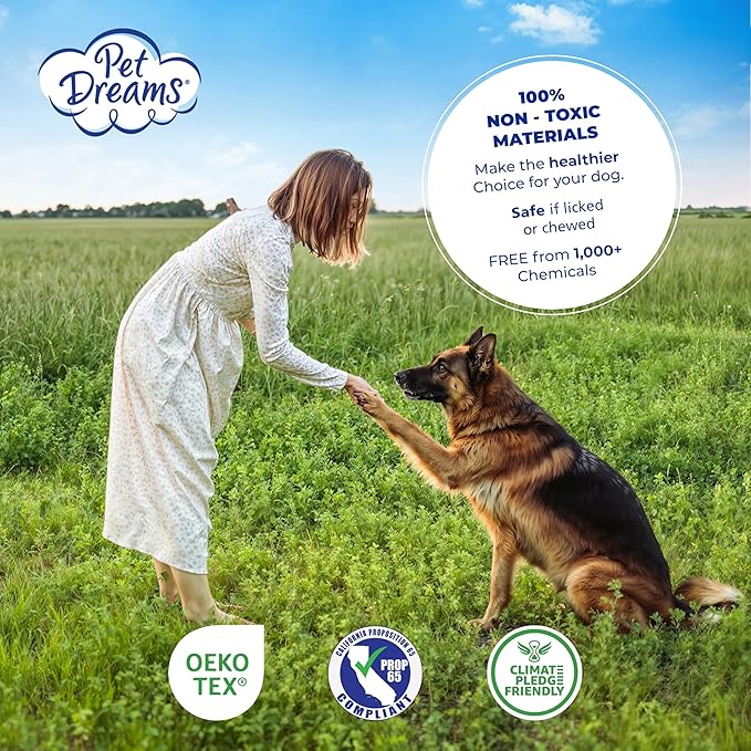 Pet Dreams Small Cat Bed - Crate Pad, Washable Cat Mat, Non-Toxic, Flat Indoor Kitten Bed, Fits iCrate 18, 24, 30, 36, 42, 48 Inches (Pink, X Small, 18")