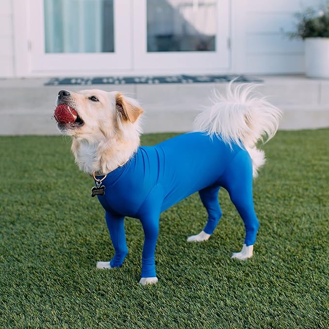 Shed Defender Original Dog Onesie for Dog Shedding, Seen on Shark Tank, Lightweight Breathable, Bodysuit for Dogs, Recovery Suit, Jumpsuit, Dog Body Suit, Shed Shirt, Post Surgery Onesie, Vet Approved