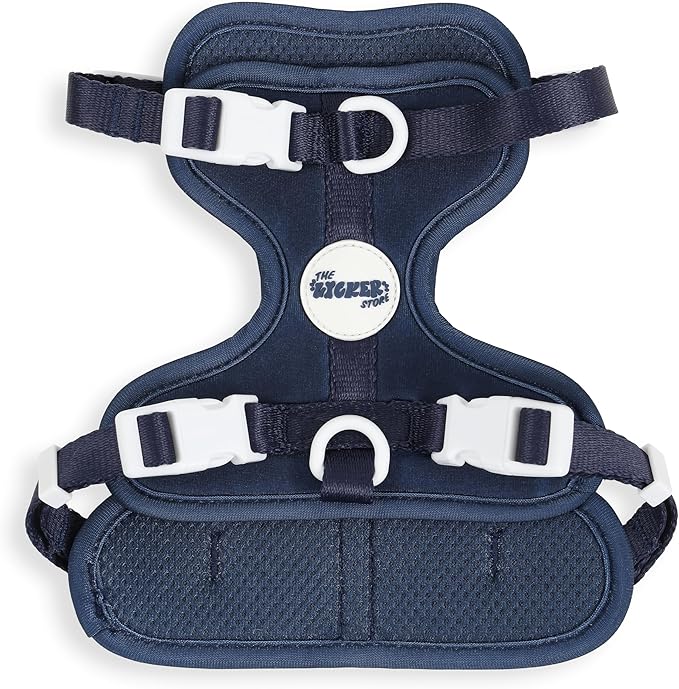 HNS1001J Arlo Small Adjustable Soft Padded No Pull Pet Harness with 3 Buckles and 3 Leash Clips, Highball
