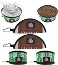 Pets First NCAA Ohio State Buckeyes Collapsible Dog Travel Bowl Set, 2 Pack Food & Water Bowls for Dogs, Best Portable & Lightweight Leak-Proof Dog Bowls for Travel