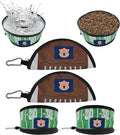 Pets First NCAA Auburn Tigers Collapsible Dog Travel Bowl Set, 2 Pack Food & Water Bowls for Dogs, Best Portable & Lightweight Leak-Proof Dog Bowls for Travel