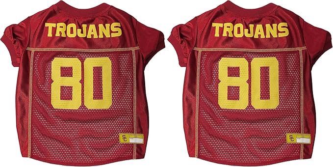 NCAA College Utah Utes Mesh Jersey for Dogs & Cats, Large. Licensed Big Dog Jersey with Your Favorite Football/Basketball College Team (Pack of 2)