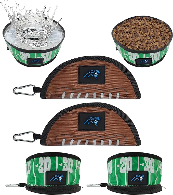 Pets First NFL Collapsible Pet Bowl