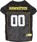 Pets First NCAA College Iowa Hawkeyes Mesh Jersey for DOGS & CATS, X-Large. Licensed Dog Jersey with your Favorite Football/Basketball College Team