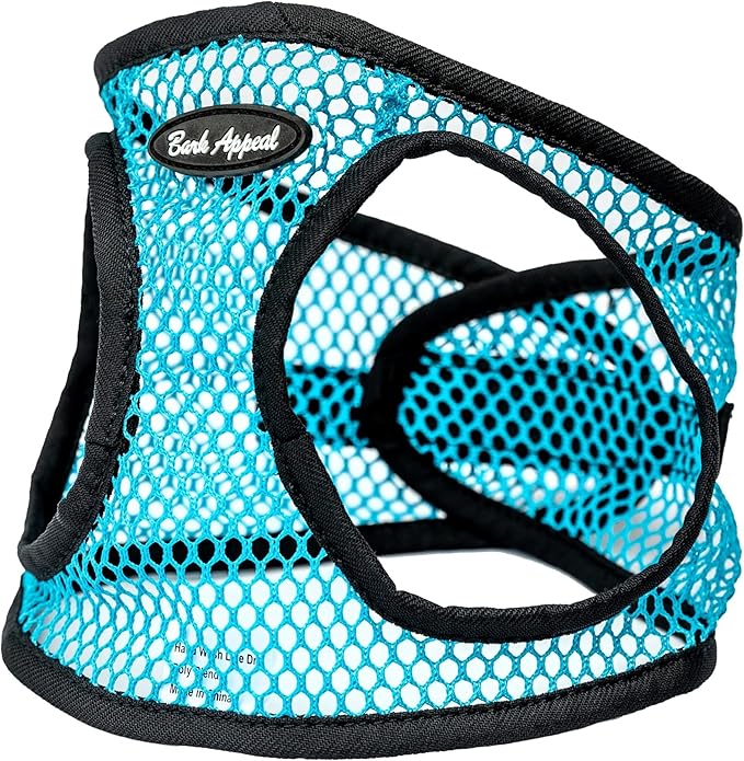 Bark Appeal Red Netted Step-in Dog Harness for X-Large to 2X-Large Sized Pets – Updated Sizing, Remeasuring is Essential – Soft Netted Mesh– Anti-Choke with Adjustable Strap & Heavy Duty Clip – XXL