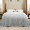 Bedsure Sherpa Blanket King Size for Bed - Super Soft, Cozy Fleece Thick Warm Blanket for Winter, GentleSoft Home Room Decor, Grey, 108x90 Inches