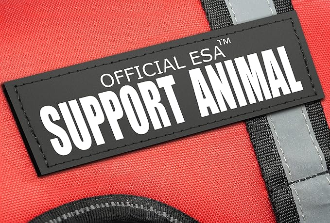 Support Pets The Only Official ESA™ Dog Harness – Adjustable No-Pull Dog Vest for Easy Pet Recognition with Reflective Straps – Soft, Padded & Comfortable for Training and Daily Use - Small