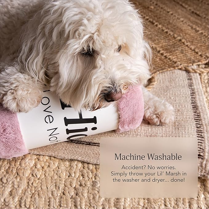 UnHide Lil’ Pet Marsh – Faux Fur Pet Blanket – Extra Soft, Lightweight, Washable Dog Blanket – Comfort and Protection for Couch, Crate, or Bed – Beige Bear 34 x 44