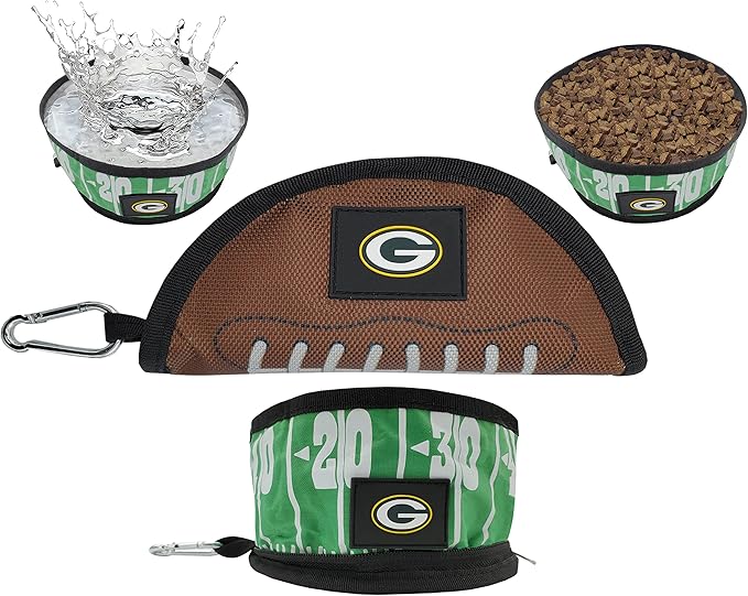 Pets First NFL Collapsible Pet Bowl