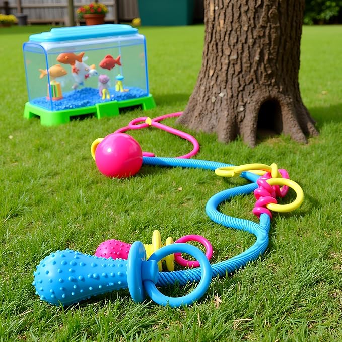 1 Pc Random Color Dog Toys for Aggressive Chewers,Rubber Pacifier Puppy Dog Chewing Molar Play Toy Pet Supplies