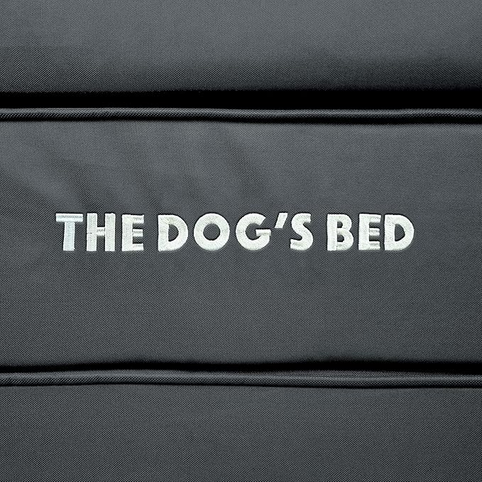 The Dog’s Bed Orthopedic Memory Foam Dog Bed with Bolsters, Oxford Fabric, Grey with Black Trim, XXL